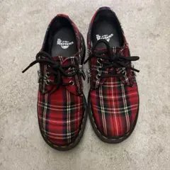 Dr. Martens タータンチェック ローファー　UK3のサムネイル