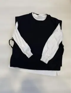 ESSEME長袖Tシャツ ＋ ベスト　セットアイテム