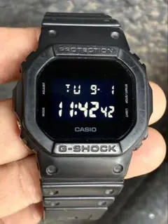 CASIO G-SHOCK DW-5600BB ブラック メンズ 電池交換済み - メルカリ