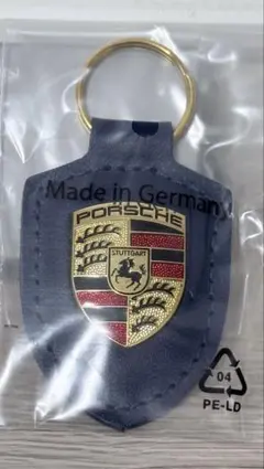 Porsche レザーキーホルダー グレー 純正品 - メルカリ