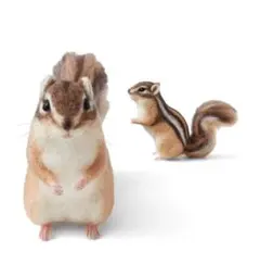 フェリシモ/羊毛フェルト動物/シマリス