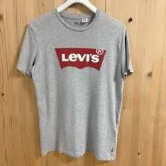 Levi's グレー ロゴプリント Tシャツ