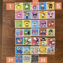 サンリオキャラクター ステッカー 5枚セット