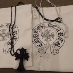 春*ん様 CHROME HEARTS 「20周年記念 ノベルティ ラバークロス」 クロムハーツ青山20周年記念限定ラバーCHクロスネックレス開封