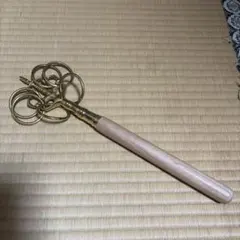 錫杖 上等品 6環 白木柄付き 京仏具 作島製 - メルカリ