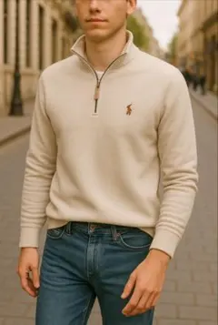 ラルフローレンハーフジップ