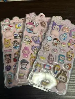 【発送1月5日】おしりシール　ラブブ３枚セット