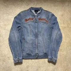00s "Harley-Davidson" 2way デニムジャケット ギミックのサムネイル