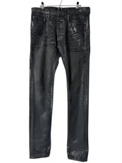 【希少】05AW Dior Homme エディ ベロア ブーツカットブラック27 Dior Homme(ディオールオム) エディ期レザーヒールブーツ