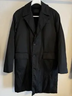 ⭐️極美品⭐️プラダ　チェスターコート　リナイロン　バージンウール　黒　L ⭐️極美品⭐️プラダ チェスターコート リナイロン バージン