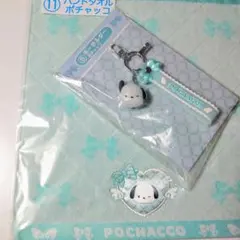 サンリオキャラクターズ当りくじ☆　ポチャッコ キーホルダー ハンドタオルセット