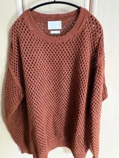 【YOKE】ヨークMESHED KNIT CREWNECK ニットのサムネイル