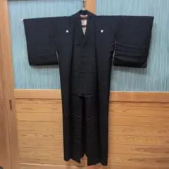 喪服 黒色 模様入り　一式セット