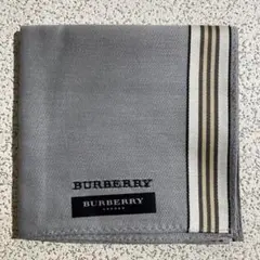 BURBERRY　バーバリー　ハンカチ　グレー系　約48cmのサムネイル