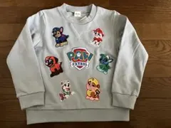 新品！パウパトロール　キャラクター　キッズ　トレーナー　120cm ライトブルー