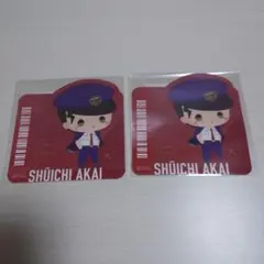 セガ ラッキーくじ コナン Ｆ賞 赤井秀一 ステッカー（2セット）