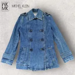 美品Y2KデニムトレンチコートPコートデニムコートミッシェルクランiiMK 38