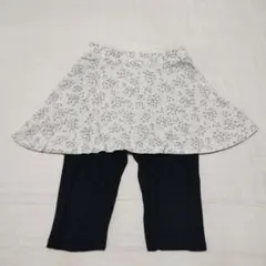 エバークローゼット 小花柄7分丈スカッツ 110cm