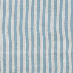 ダルトン プリンテッド マルチクロス多 機能布　ブルー　ストライプ