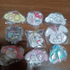 サンリオキャラクターズ　パッケージチャーム　セミコンプ9種類　シークレット入り