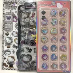 キティちゃん　シール　平成はっぴーフォン　ドロップジュエリー　キラコロ　おはじき