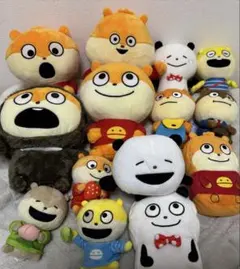 にしむらゆうじ　ごきげんぱんだ、こねずみぬいぐるみセット（一番くじ、プライズ品）
