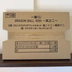 一番くじ ドラゴンボール 40th 其之二 G賞 I賞 コンプセット ロット購入