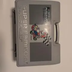 Super Famicom cartridge storage case, Mario Kart design