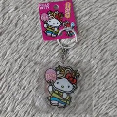 青森限定 ハローキティ アクリルキーホルダー ねぶた ご当地キティちゃん