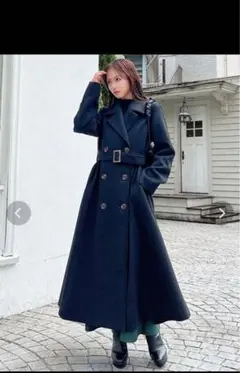 RESEXXY フレアデザインロングコート