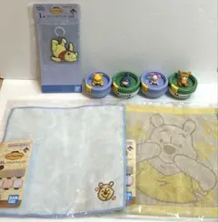 くまのプーさん グッズ おまとめ売り ハンカチガチャガチャチャーム