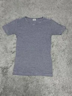 【Supratherm】古着 ヴィンテージ ボーダー半袖Tシャツ ネイビー/白