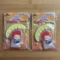 アイカツ　一ノ瀬かえで　ラバーストラップ　一番くじ　2個セット