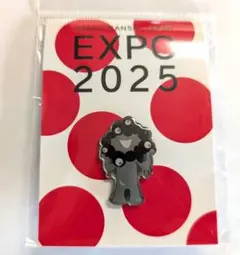 EXPO2025 関西万博　大阪万博　ミャクミャク　ピンバッチ　黒
