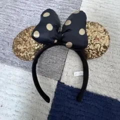 東京ディズニーリゾート カチューシャ 黒金