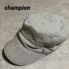 Champion スウェット ワークキャップ グレー ロゴ刺繍