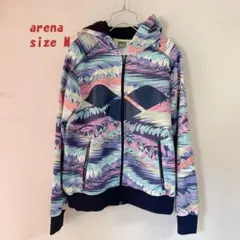 arena アリーナ ジップアップ パーカ フーディーMサイズ スポーツウェアのサムネイル