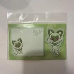 ポケモン　ダイカット付箋セット　ニャオハ