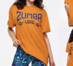Zumba Tシャツ オレンジ LIBRE