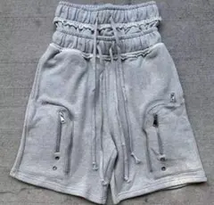 sugarhillサイドレースアップ スウェットショートパンツ ダークグレー sugarhillサイドレースアップ スウェットショートパンツ ダークグレー