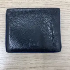 D1-3-3 KENZO 二つ折り財布 ブラック 花柄