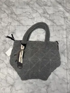 Bayflow ボア ハンドバッグ グレー