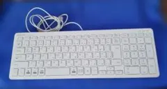 ELECOM パンタグラフキーボード TK-FCP097 ホワイト