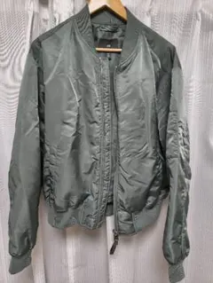 H&M グレー MA-1 フライトジャケット soho@w1f/LDNのサムネイル