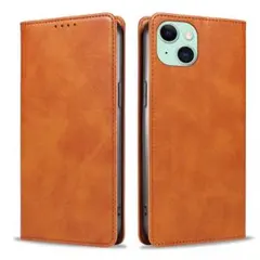 【4月までに値下げ】iPhone15手帳型スマホケース　カード収納　ブラウン