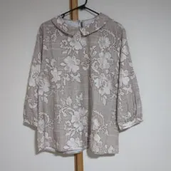 襟付きチュニック長袖