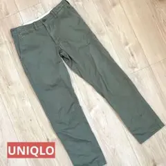 UNIQLO ユニクロ チノパン オリーブ カーキ W76 L76 メンズ