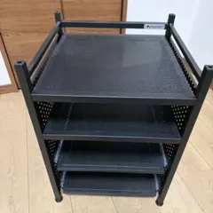 Bauhutte ゲーム機収納ラック スライダ ブラック BHS-380G-BK