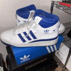 adidas フォーラム　ブルー　28センチ
