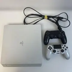 ホワイト PS4 本体 コントローラー2個付き